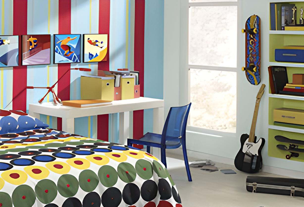 Dormitorios de adolescentes: Dos ideas llenas de color